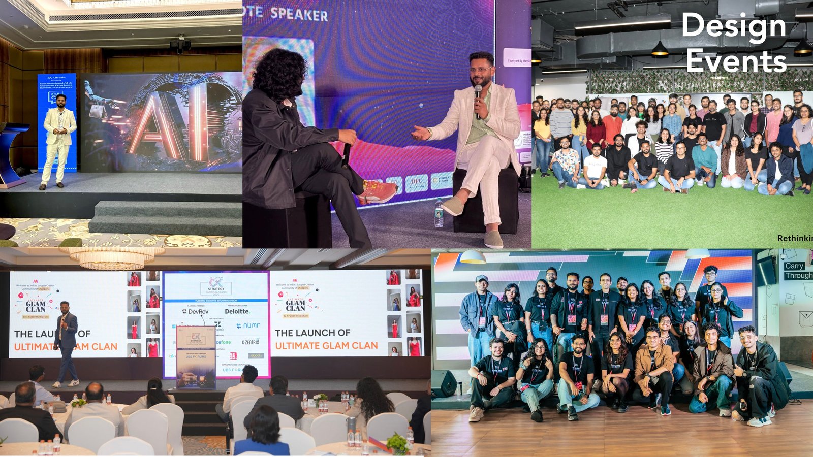 Alok Kumar speaking at design conference